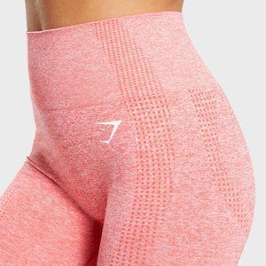Gymshark VITAL SEAMLESS LEGGINGS (Coral Marl) (S)